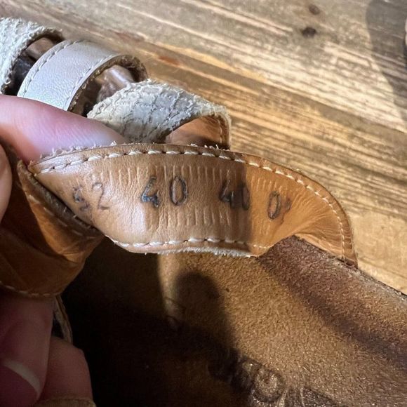 Womens Haflinger Gray Leather Strappy‎ Slip On Slide Sandals Size EU 40 US 9 M - Picture 8 of 8